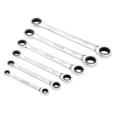 Draper HI-TORQ® Metric Double Ratchet Ring Spanner Set (6 Piece) 27741