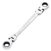 Draper HI-TORQ® Metric Flexible Head Double Ring Ratchet Spanner, 12 x 13mm 27746