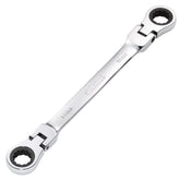 Draper HI-TORQ® Metric Flexible Head Double Ring Ratchet Spanner, 14 x 15mm 27747