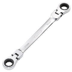 Draper HI-TORQ® Metric Flexible Head Double Ring Ratchet Spanner, 14 x 15mm 27747