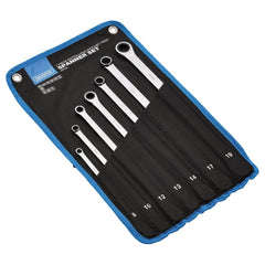 Draper HI-TORQ® Metric Extra-Long Double Ring Ratchet Spanner Set (7 Piece) 27778