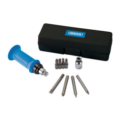 Draper Impact Screwdriver Set, 1/2" Sq. Dr., 162mm (10 Piece) 27837