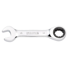 Draper HI-TORQ® Metric Stubby Ratchet Combination Spanner, 14mm 27895