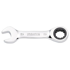 Draper HI-TORQ® Metric Stubby Ratchet Combination Spanner, 15mm 27909
