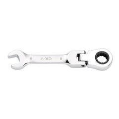 Draper HI-TORQ® Metric Stubby Flexible Head Ratchet Combination Spanner, 8mm 27949