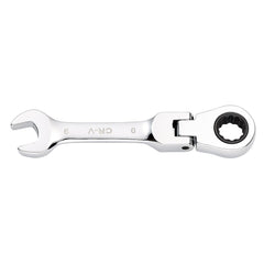 Draper HI-TORQ® Metric Stubby Flexible Head Ratchet Combination Spanner, 9mm 27964