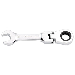 Draper HI-TORQ® Metric Stubby Flexible Head Ratchet Combination Spanner, 10mm 27965