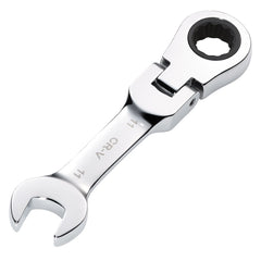 Draper HI-TORQ® Metric Stubby Flexible Head Ratchet Combination Spanner, 11mm 27966