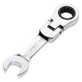 Draper HI-TORQ® Metric Stubby Flexible Head Ratchet Combination Spanner, 12mm 27968