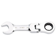 Draper HI-TORQ® Metric Stubby Flexible Head Ratchet Combination Spanner, 13mm 27969