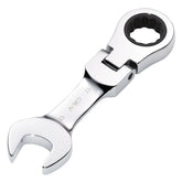 Draper HI-TORQ® Metric Stubby Flexible Head Ratchet Combination Spanner, 17mm 27977