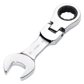 Draper HI-TORQ® Metric Stubby Flexible Head Ratchet Combination Spanner, 19mm 27981