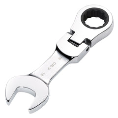 Draper HI-TORQ® Metric Stubby Flexible Head Ratchet Combination Spanner, 19mm 27981