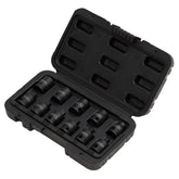 Draper Impact Pipe Plug Socket Set, 3/8" Sq. Dr. (11 Piece) 28193