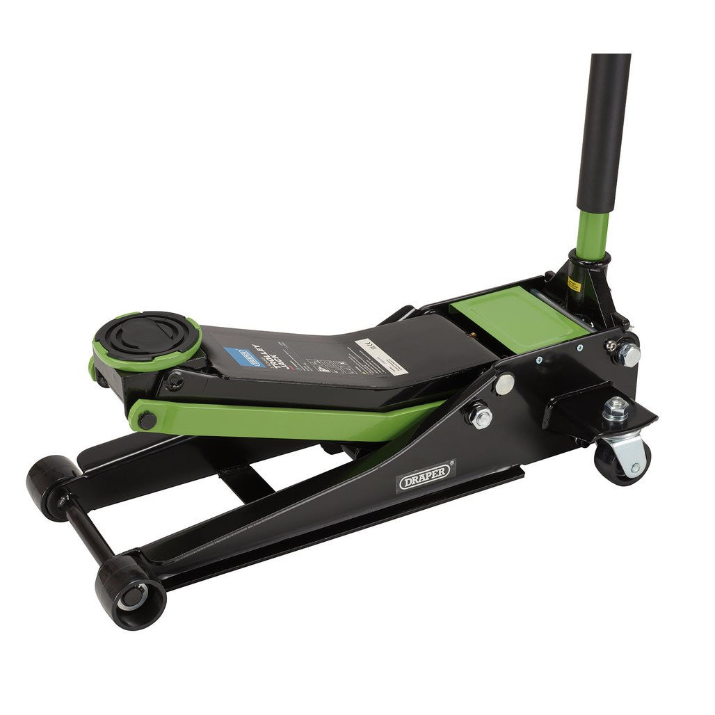 Draper Trolley Jack, 3 Tonne, Green 28485