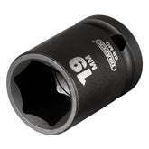 Draper HI-TORQ® Impact Socket, 1/2" Sq. Dr., 19mm 28503