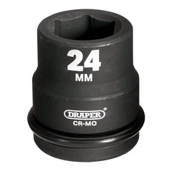 Draper HI-TORQ® 6 Point Impact Socket, 3/4" Sq. Dr., 24mm 28694
