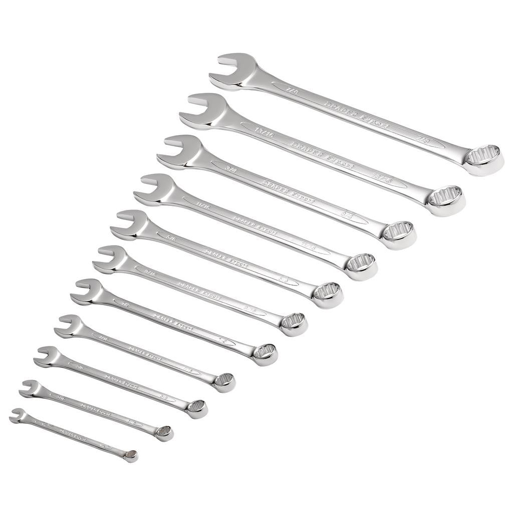 Draper Expert HI-TORQ® Imperial Combination Spanner Set (11 Piece) 29546