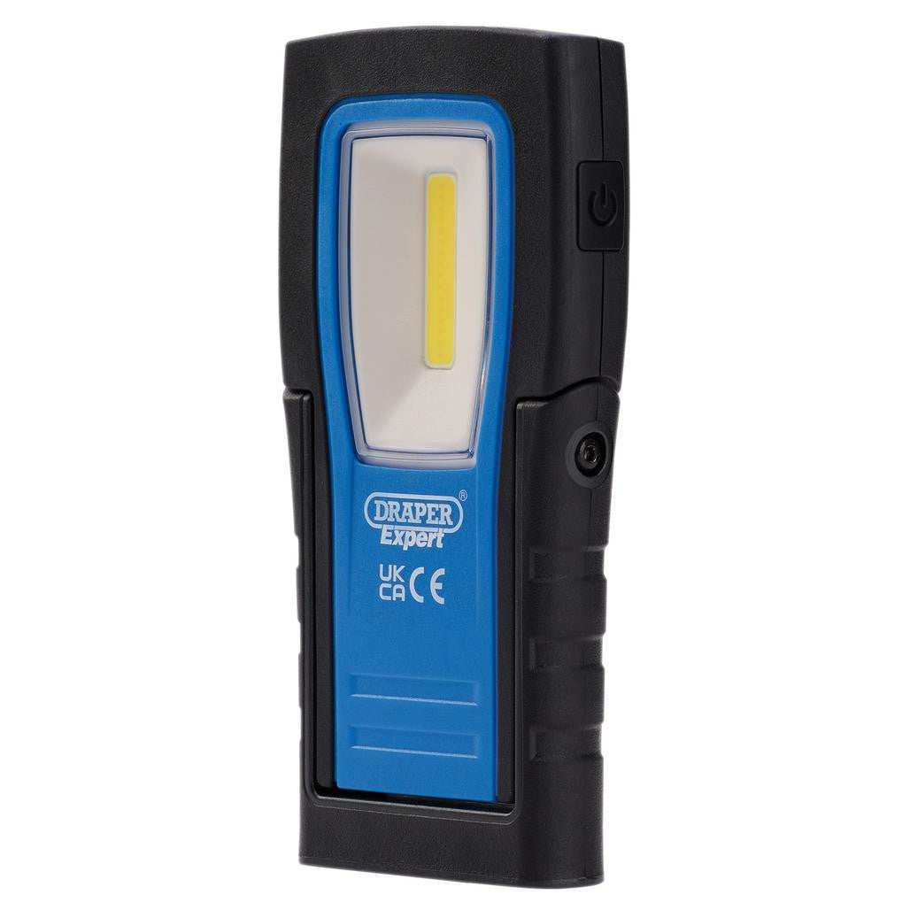 Draper Draper Expert SMD/COB LED USB Rechargeable Ultra-Thin Inspection Light, 4W, 400 Lumens, USB-C Cable Supplied