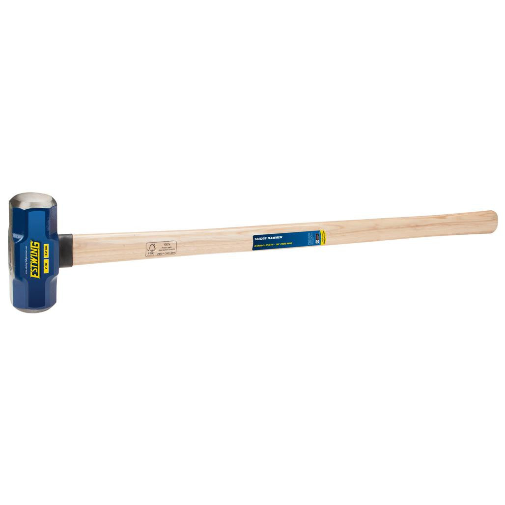 Draper Estwing ESH-736W Hickory Shaft Sledge Hammer, 3.2kg/7lb 31304