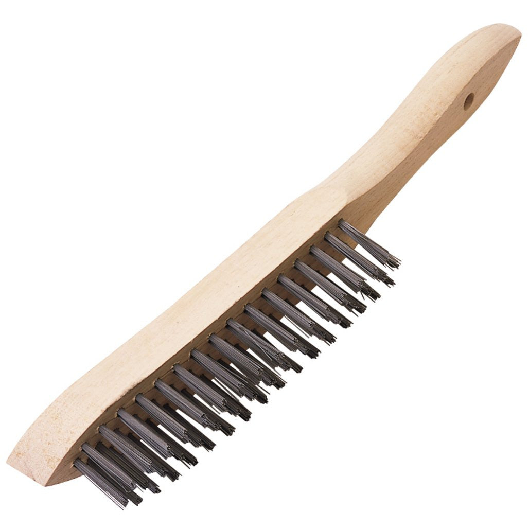 Draper Expert Heavy Duty 3 Row Wire Scratch Brush, 310mm 31548