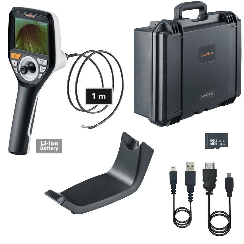Draper Laserliner 082.277A VideoInspector 3D Micro Professional Video Inspection System (3,9 mm; 1 m)