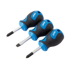 Draper Stubby Soft Grip Screwdriver Set (3 Piece) 32604