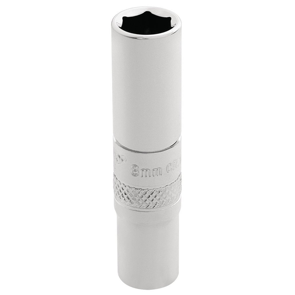 Draper Expert HI-TORQ® 6 Point Deep Socket, 1/4" Sq. Dr., 8mm 32675