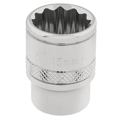 Draper Expert HI-TORQ® 12 Point Socket, 3/8" Sq. Dr., 15mm 32778