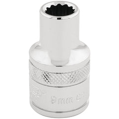 Draper Expert HI-TORQ® 12 Point Socket, 1/2" Sq. Dr., 9mm 33089