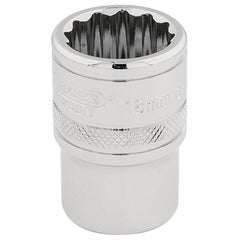Draper Expert HI-TORQ® 12 Point Socket, 1/2" Sq. Dr., 18mm 33202