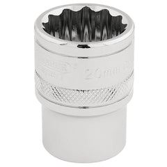 Draper Expert HI-TORQ® 12 Point Socket, 1/2" Sq. Dr., 20mm 33289