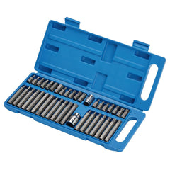 Draper TX-STAR® Hex. & Spline Mechanics Bit Set, 3/8, 1/2" Sq. Dr. (40 Piece) 33323