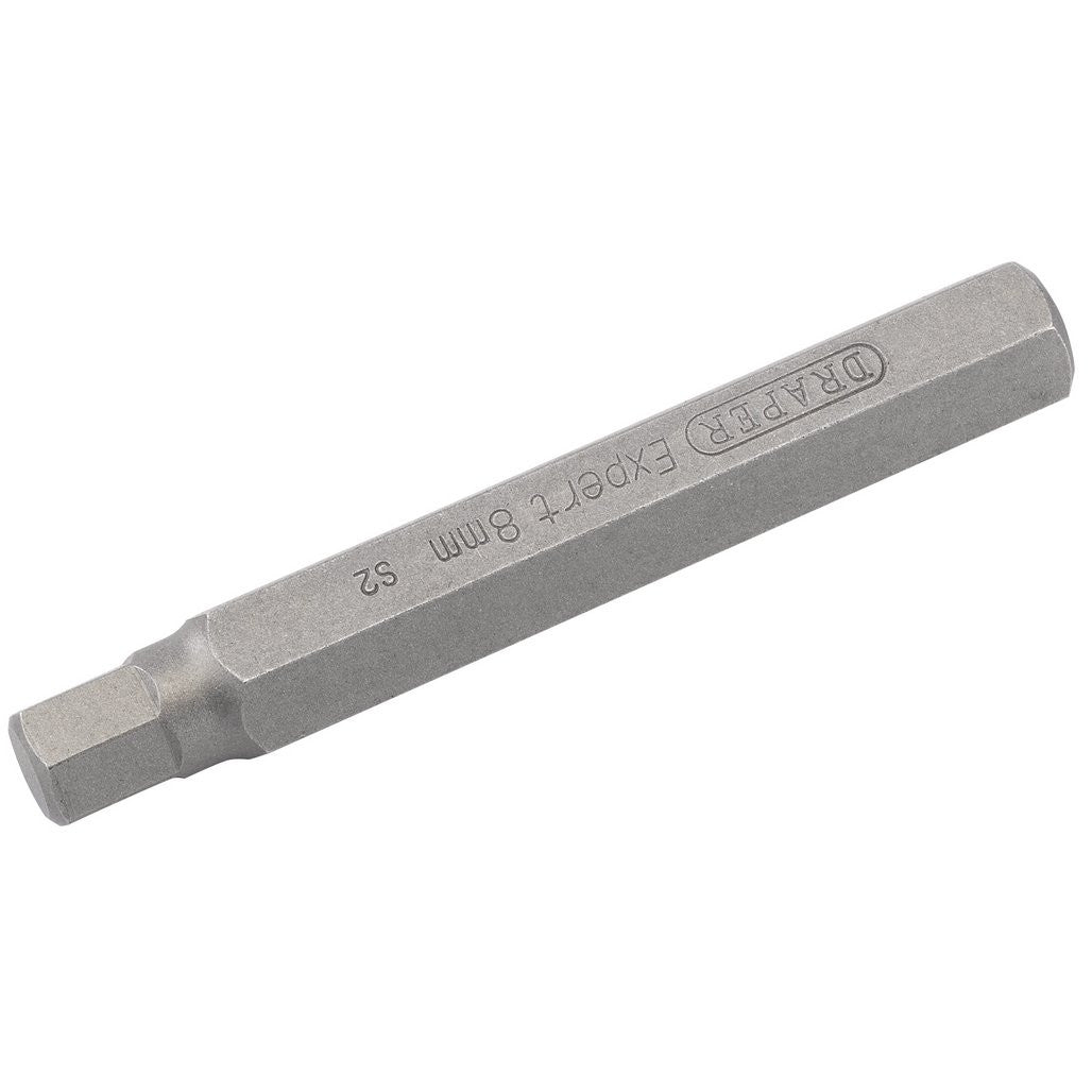 Draper Expert Hexagonal 10mm Insert Bit for Mechanics Bit Sets. 8mm x 75mm for 21932, 33614 and 59985 33336