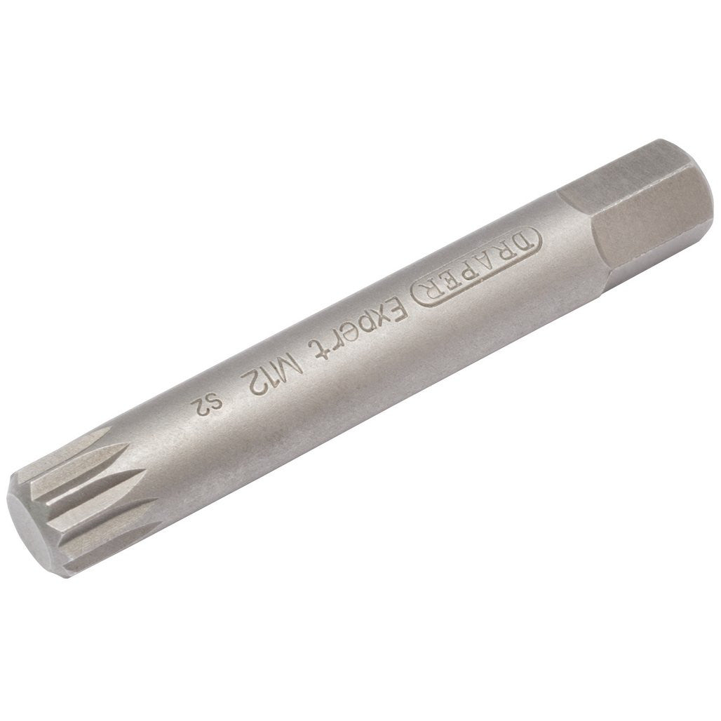 Draper Expert Spline 10mm Insert Bit for Mechanics Bit Sets, M12 x 75mm 33349
