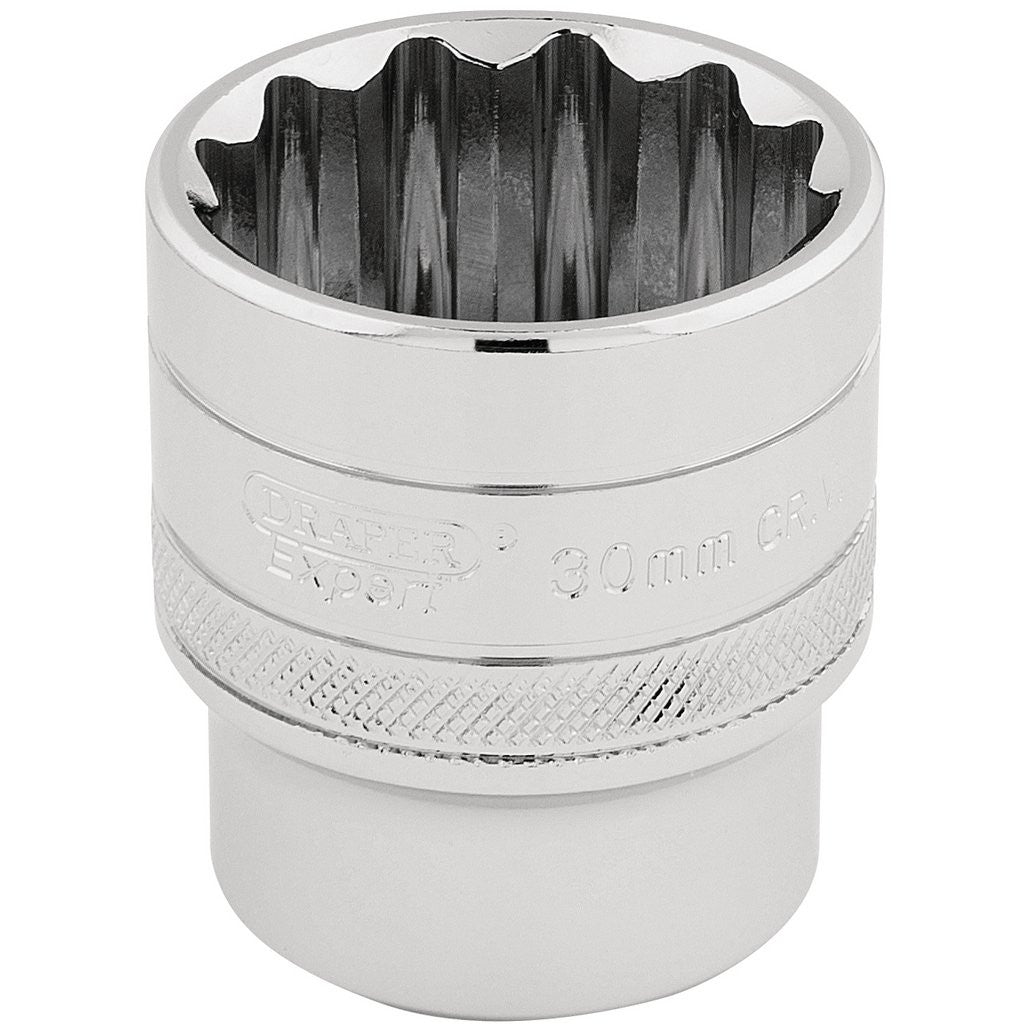 Draper Expert HI-TORQ® 12 Point Socket, 1/2" Sq. Dr., 30mm 33586