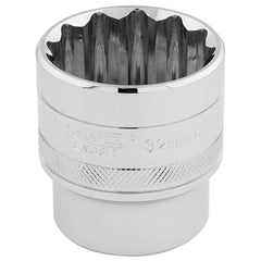 Draper Expert HI-TORQ® 12 Point Socket, 1/2" Sq. Dr., 32mm 33593