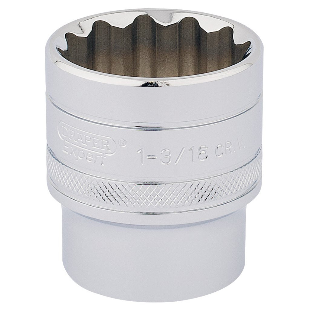 Draper Expert HI-TORQ® 12 Point Socket, 1/2" Sq. Dr., 1 3/16" 33728