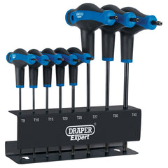 Draper Expert TX-STAR® Soft Grip Metric T-Handle Key Set (8 Piece) 33872