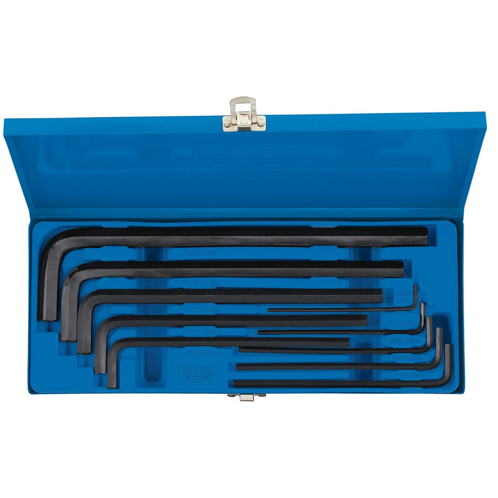 Draper Expert Metric Extra Long Hex Key Set (10 Piece) 33895