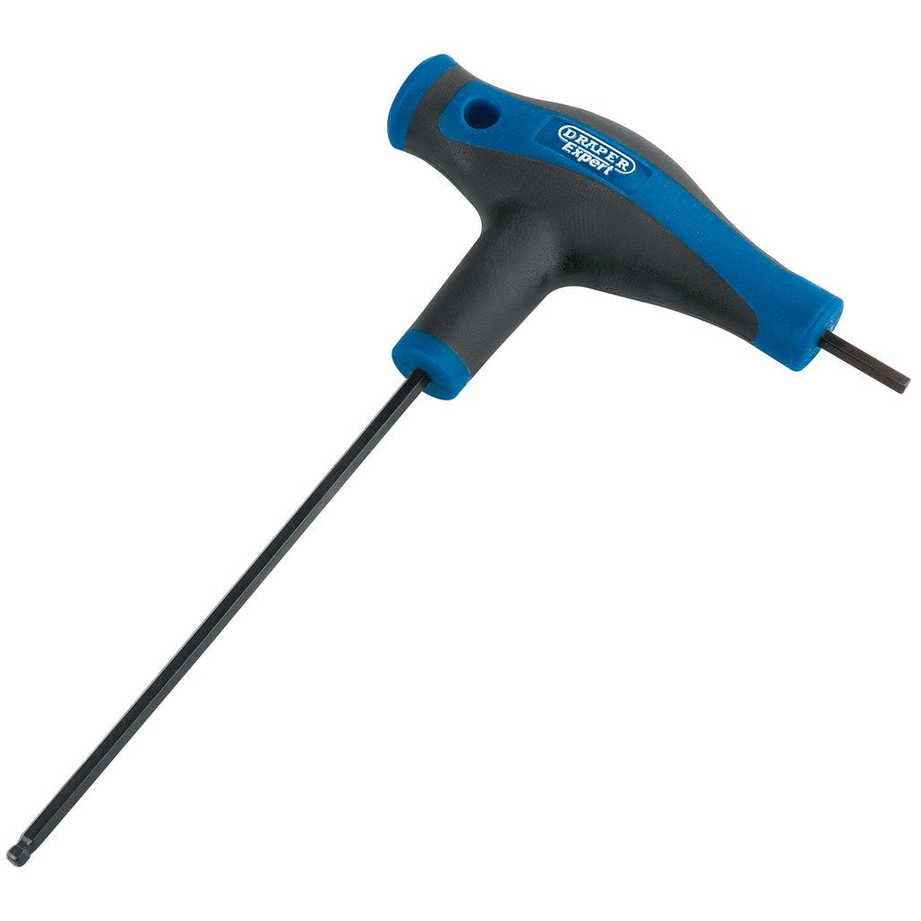 Draper Expert Soft Grip 'T' Handle Hexagon and Ball End Key, 2.5mm 33907