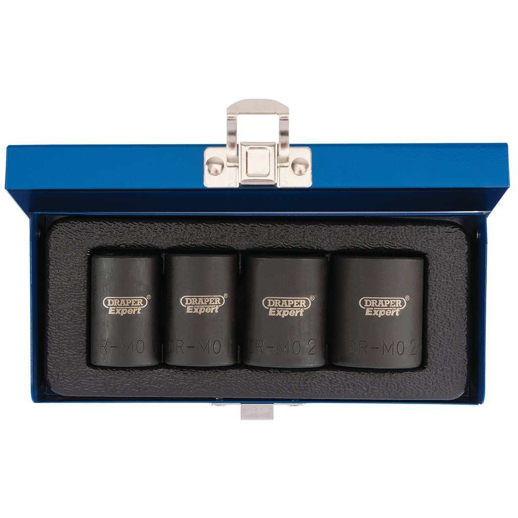 Draper Expert Locking Wheel Nut Set, 1/2" Sq. Dr. (4 Piece) 34032