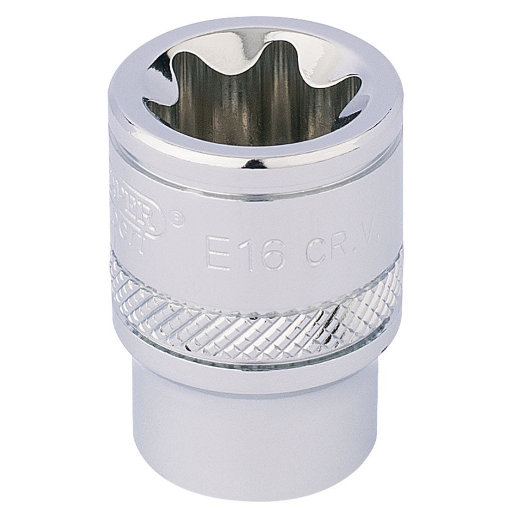 Draper Expert TX-STAR® Socket, 3/8" Sq. Dr., E16 34204
