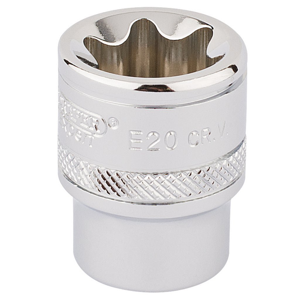 Draper Expert TX-STAR® Socket, 3/8" Sq. Dr., E20 34265