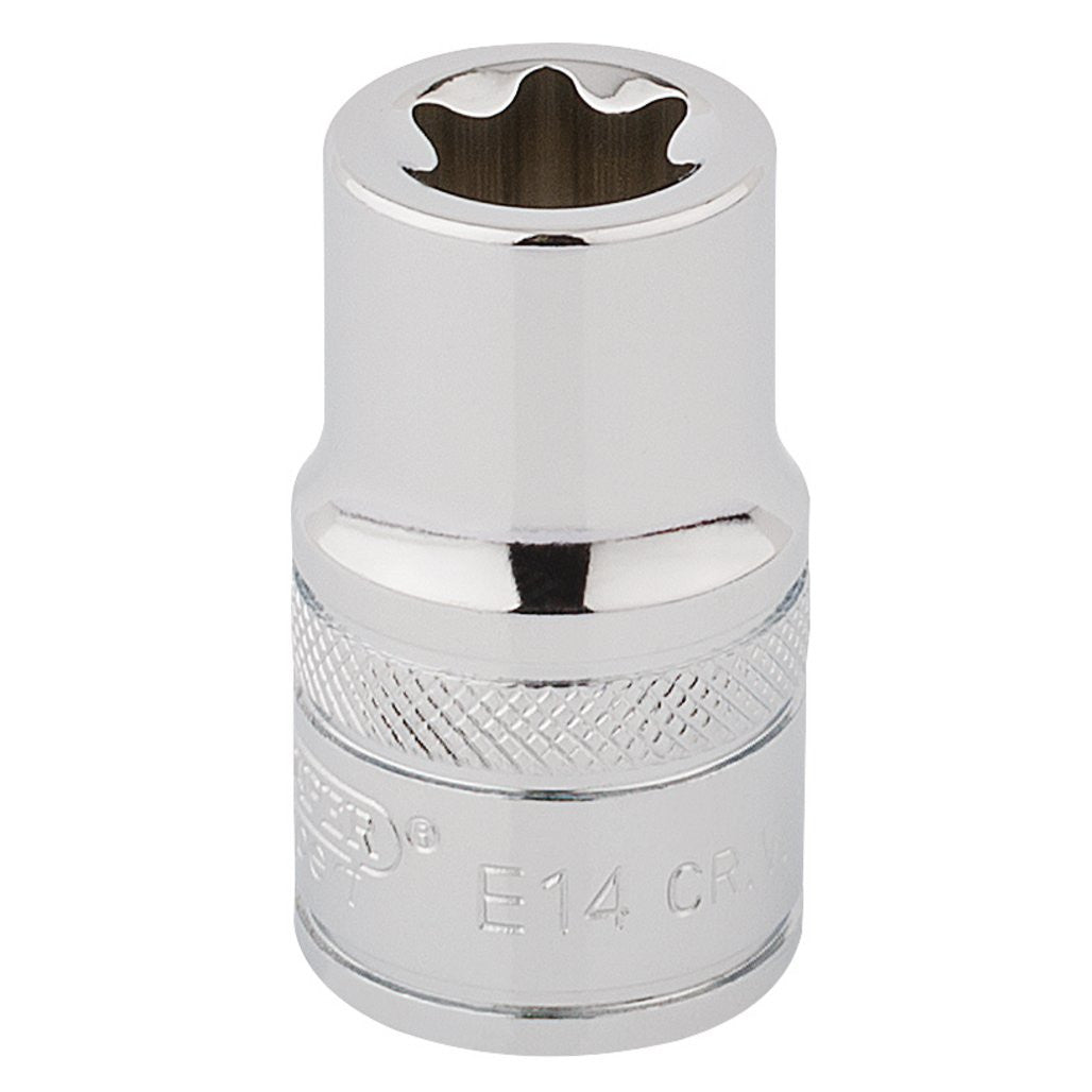 Draper Expert TX-STAR® Socket, 1/2" Sq. Dr., E14 34285