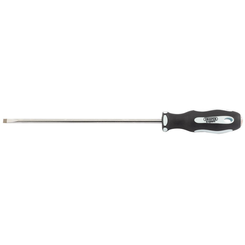 Draper Expert Plain Slot Soft Grip Parallel Tip Screwdriver, 5.5 x 200mm 34975
