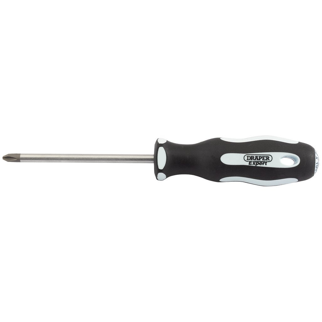 Draper Expert Cross Slot Soft Grip Screwdriver, No.2 x 100mm 34992