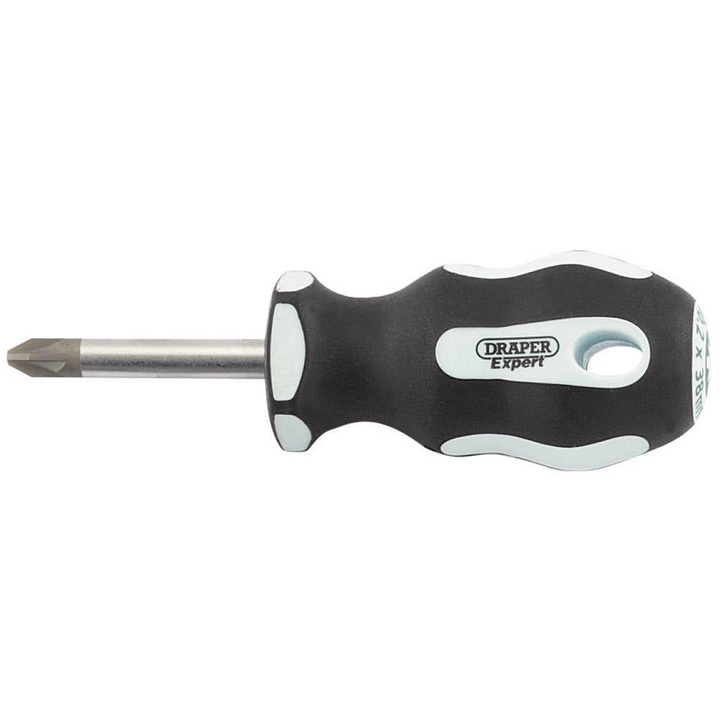 Draper Expert PZ TYPE Soft Grip Screwdriver, No.2 x 38mm 34996