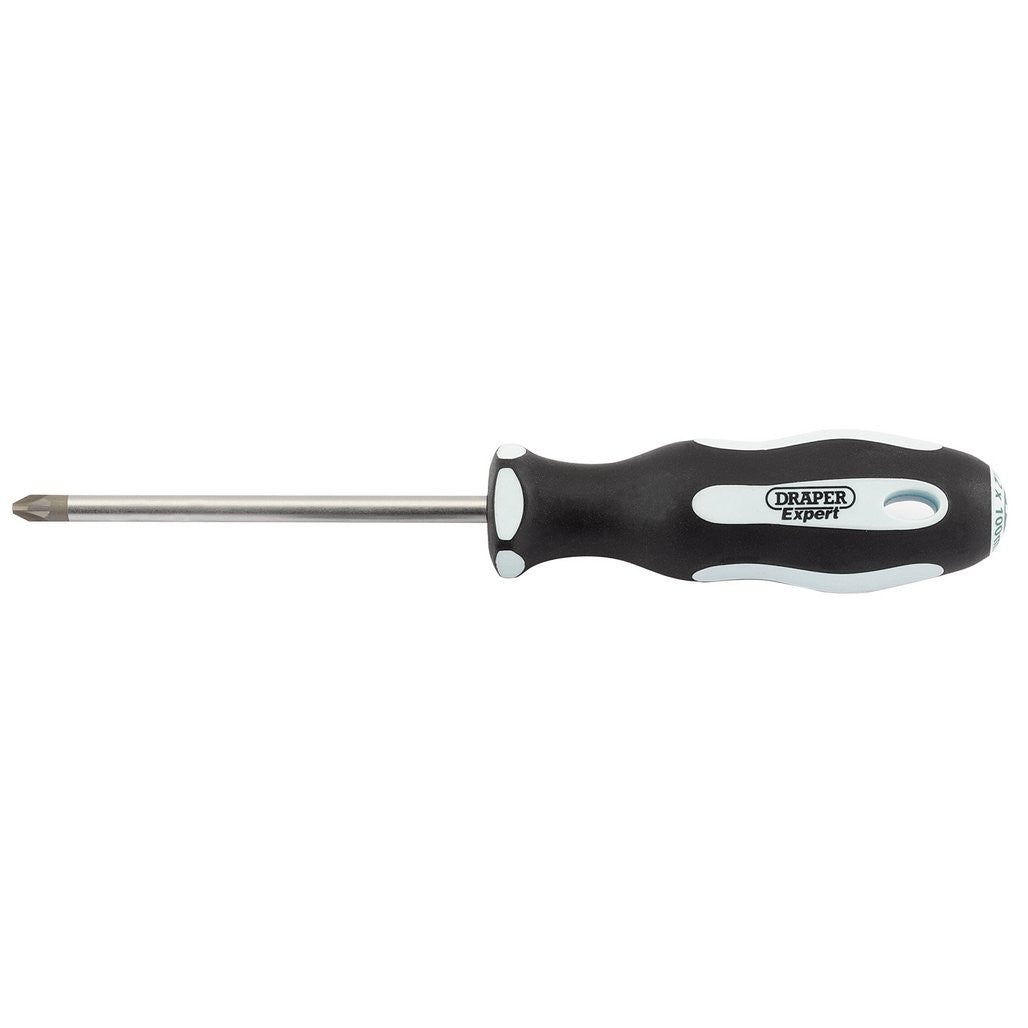 Draper Expert PZ TYPE Soft Grip Screwdriver, No.2 x 100mm 34999