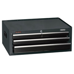 Draper Intermediate Tool Chest, 3 Drawer, 26", Black 35740